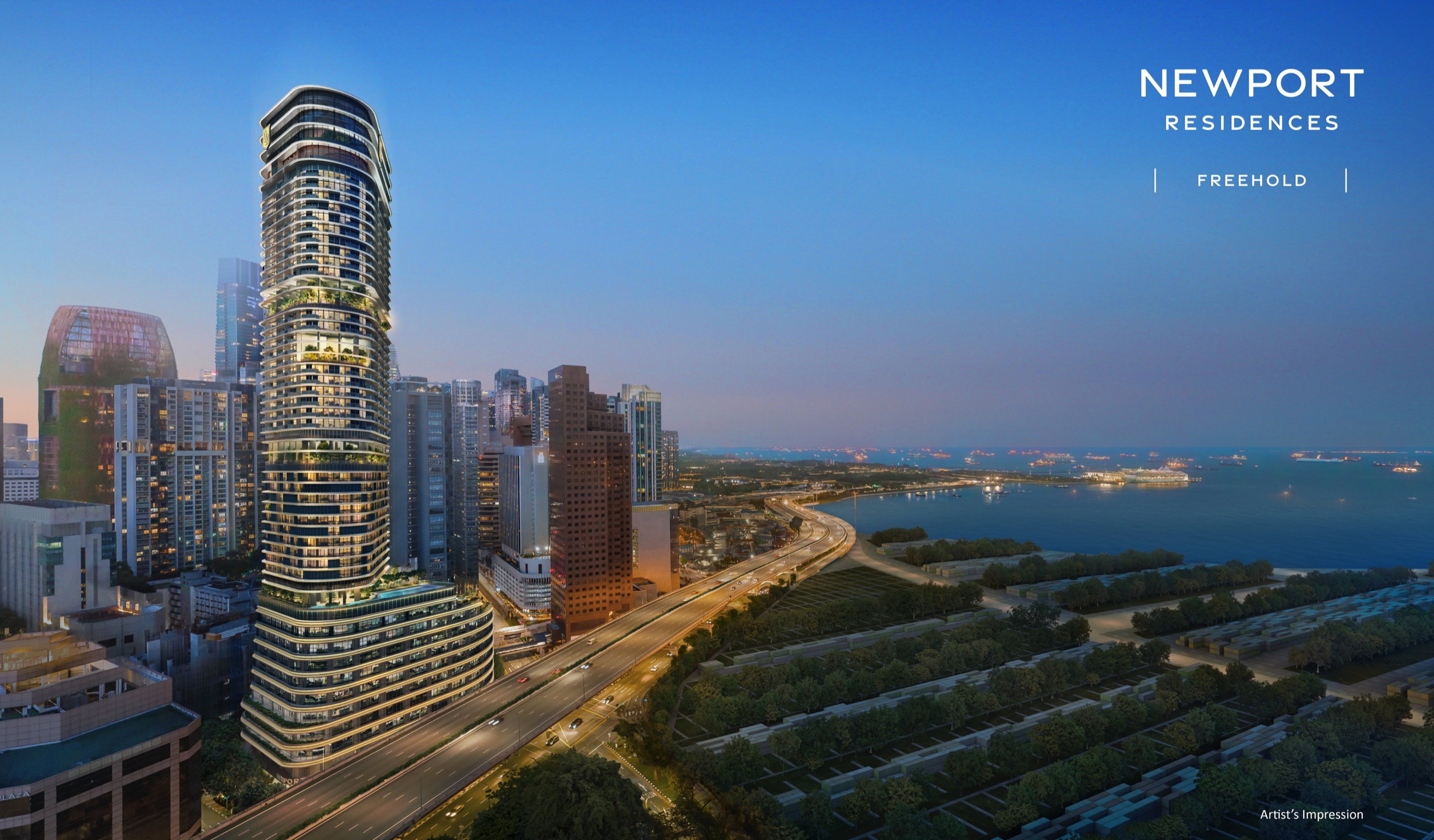 Newport Residences — A rare freehold home above Singapore’s next CBD chapter.